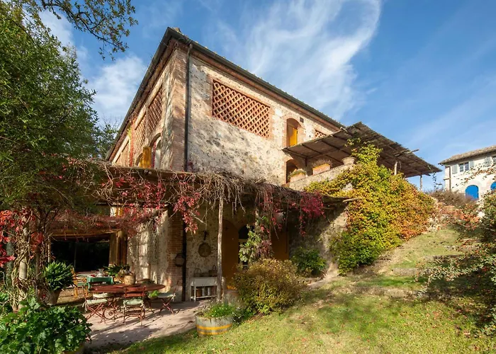 Charming Pool In The Siena Countryside וילה